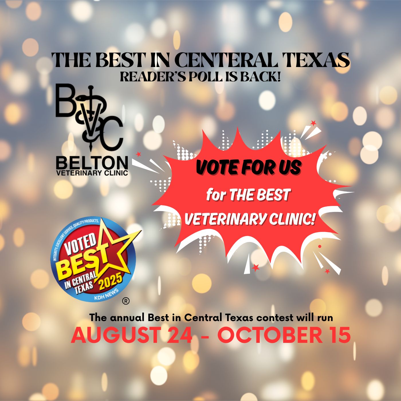 Vote Now for Best in Central Texas 