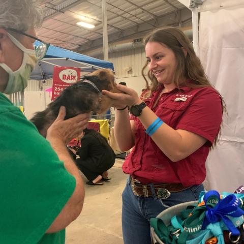 Dr. Brongo at Rescue Magazine's Pet Adoption Extravaganza